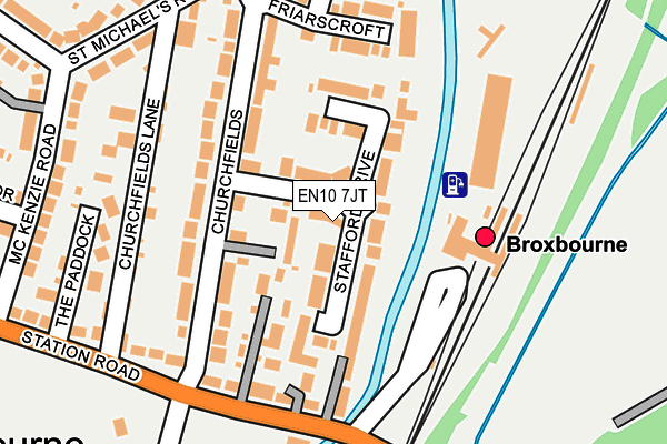 EN10 7JT map - OS OpenMap – Local (Ordnance Survey) EN10 7JT map - OS OpenMap – Local (Ordnance Survey)