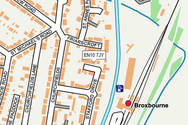EN10 7JY map - OS OpenMap – Local (Ordnance Survey) EN10 7JY map - OS OpenMap – Local (Ordnance Survey)