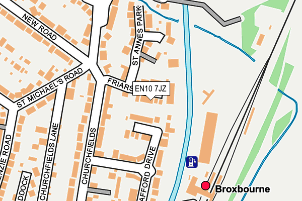 EN10 7JZ map - OS OpenMap – Local (Ordnance Survey) EN10 7JZ map - OS OpenMap – Local (Ordnance Survey)
