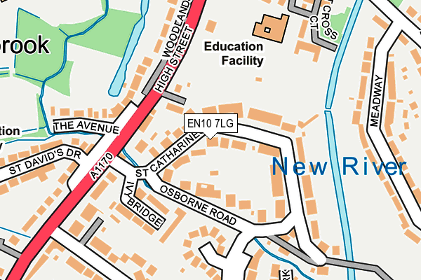 EN10 7LG map - OS OpenMap – Local (Ordnance Survey) EN10 7LG map - OS OpenMap – Local (Ordnance Survey)
