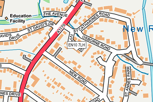 EN10 7LH map - OS OpenMap – Local (Ordnance Survey) EN10 7LH map - OS OpenMap – Local (Ordnance Survey)