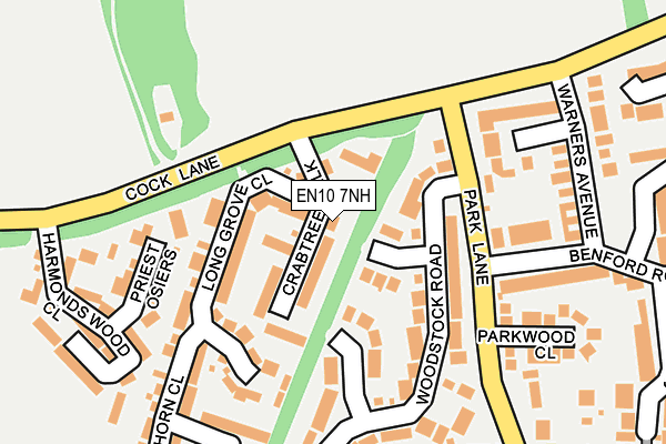 EN10 7NH map - OS OpenMap – Local (Ordnance Survey) EN10 7NH map - OS OpenMap – Local (Ordnance Survey)