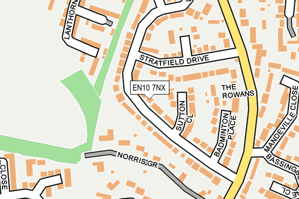 EN10 7NX map - OS OpenMap – Local (Ordnance Survey) EN10 7NX map - OS OpenMap – Local (Ordnance Survey)