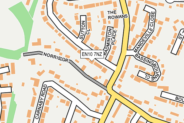 EN10 7NZ map - OS OpenMap – Local (Ordnance Survey) EN10 7NZ map - OS OpenMap – Local (Ordnance Survey)