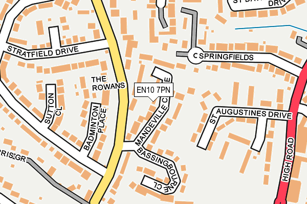 EN10 7PN map - OS OpenMap – Local (Ordnance Survey) EN10 7PN map - OS OpenMap – Local (Ordnance Survey)
