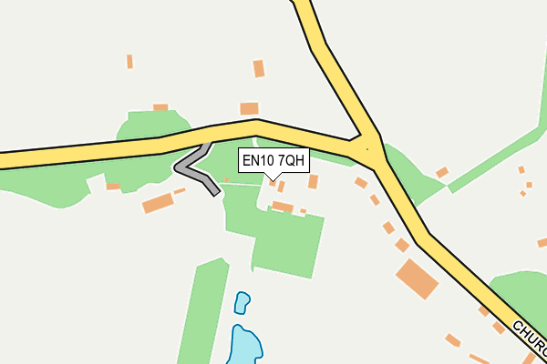 EN10 7QH map - OS OpenMap – Local (Ordnance Survey) EN10 7QH map - OS OpenMap – Local (Ordnance Survey)