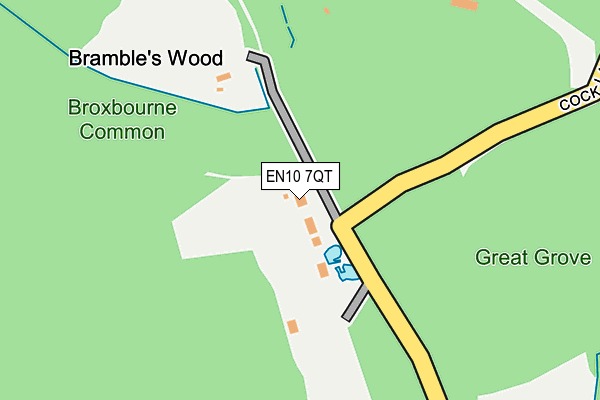 EN10 7QT map - OS OpenMap – Local (Ordnance Survey) EN10 7QT map - OS OpenMap – Local (Ordnance Survey)