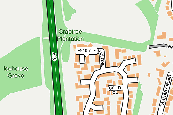 EN10 7TF map - OS OpenMap – Local (Ordnance Survey) EN10 7TF map - OS OpenMap – Local (Ordnance Survey)
