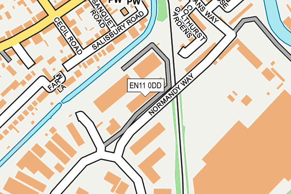 EN11 0DD map - OS OpenMap – Local (Ordnance Survey) EN11 0DD map - OS OpenMap – Local (Ordnance Survey)