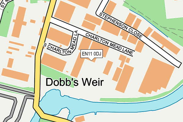 EN11 0DJ map - OS OpenMap – Local (Ordnance Survey) EN11 0DJ map - OS OpenMap – Local (Ordnance Survey)