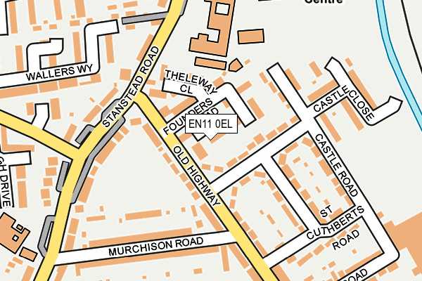 EN11 0EL map - OS OpenMap – Local (Ordnance Survey) EN11 0EL map - OS OpenMap – Local (Ordnance Survey)