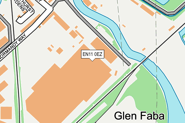 EN11 0EZ map - OS OpenMap – Local (Ordnance Survey) EN11 0EZ map - OS OpenMap – Local (Ordnance Survey)