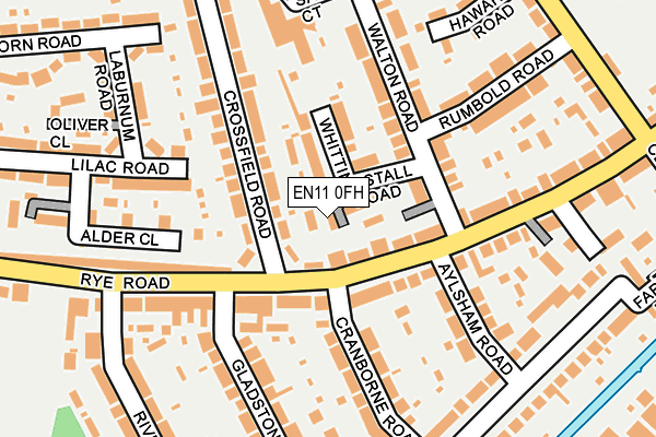 EN11 0FH map - OS OpenMap – Local (Ordnance Survey) EN11 0FH map - OS OpenMap – Local (Ordnance Survey)