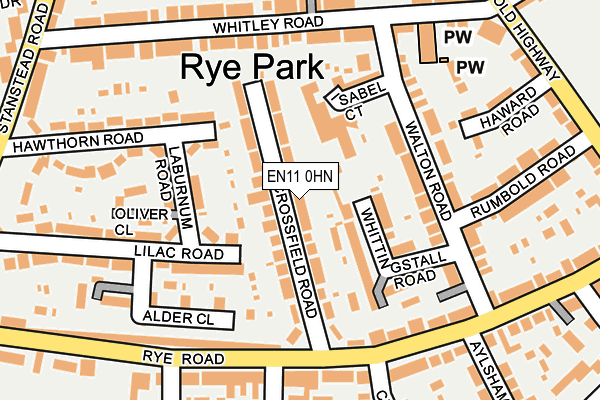 EN11 0HN map - OS OpenMap – Local (Ordnance Survey) EN11 0HN map - OS OpenMap – Local (Ordnance Survey)
