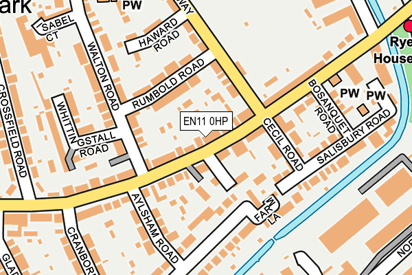 EN11 0HP map - OS OpenMap – Local (Ordnance Survey) EN11 0HP map - OS OpenMap – Local (Ordnance Survey)