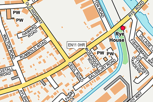 EN11 0HR map - OS OpenMap – Local (Ordnance Survey) EN11 0HR map - OS OpenMap – Local (Ordnance Survey)