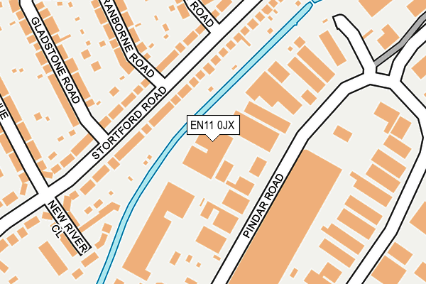 EN11 0JX map - OS OpenMap – Local (Ordnance Survey) EN11 0JX map - OS OpenMap – Local (Ordnance Survey)