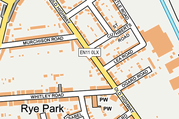 EN11 0LX map - OS OpenMap – Local (Ordnance Survey) EN11 0LX map - OS OpenMap – Local (Ordnance Survey)