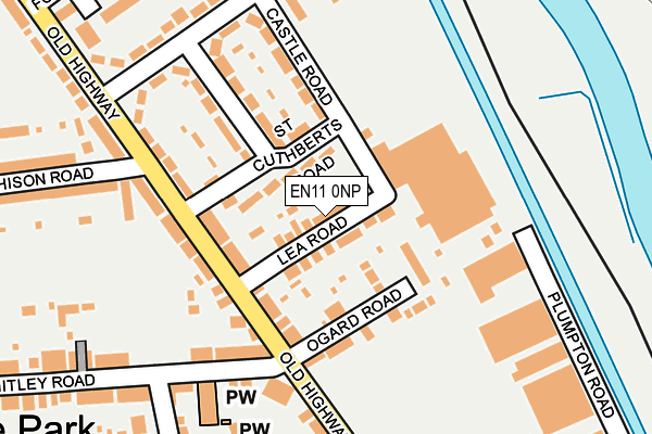 EN11 0NP map - OS OpenMap – Local (Ordnance Survey) EN11 0NP map - OS OpenMap – Local (Ordnance Survey)