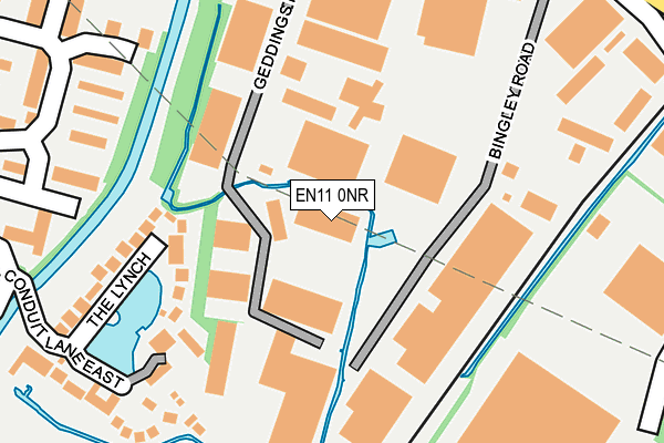 EN11 0NR map - OS OpenMap – Local (Ordnance Survey) EN11 0NR map - OS OpenMap – Local (Ordnance Survey)