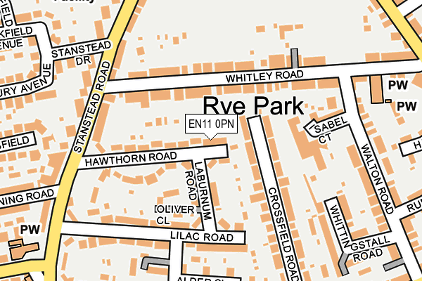EN11 0PN map - OS OpenMap – Local (Ordnance Survey) EN11 0PN map - OS OpenMap – Local (Ordnance Survey)