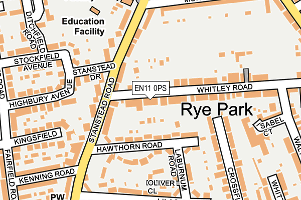 EN11 0PS map - OS OpenMap – Local (Ordnance Survey) EN11 0PS map - OS OpenMap – Local (Ordnance Survey)