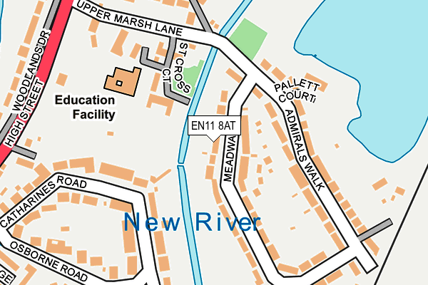 EN11 8AT map - OS OpenMap – Local (Ordnance Survey) EN11 8AT map - OS OpenMap – Local (Ordnance Survey)