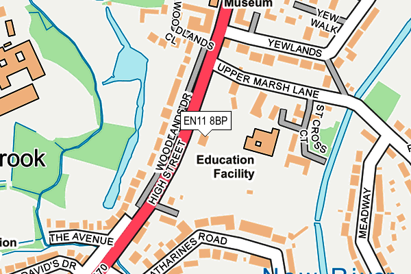 EN11 8BP map - OS OpenMap – Local (Ordnance Survey)