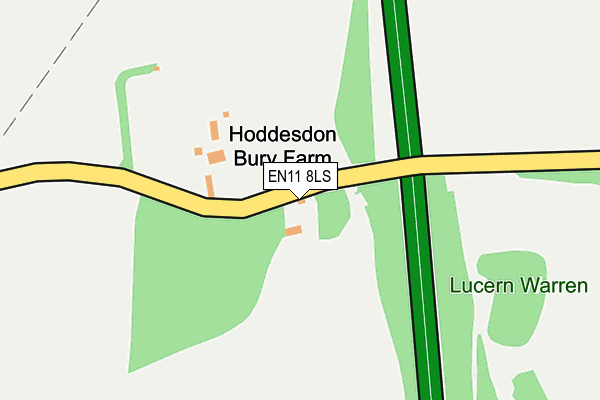 EN11 8LS map - OS OpenMap – Local (Ordnance Survey) EN11 8LS map - OS OpenMap – Local (Ordnance Survey)