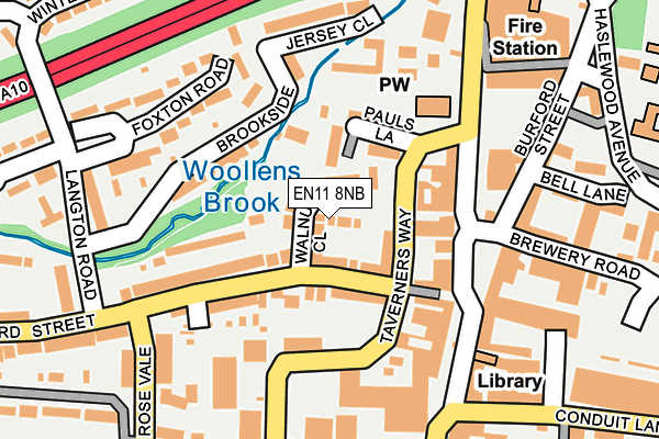EN11 8NB map - OS OpenMap – Local (Ordnance Survey) EN11 8NB map - OS OpenMap – Local (Ordnance Survey)