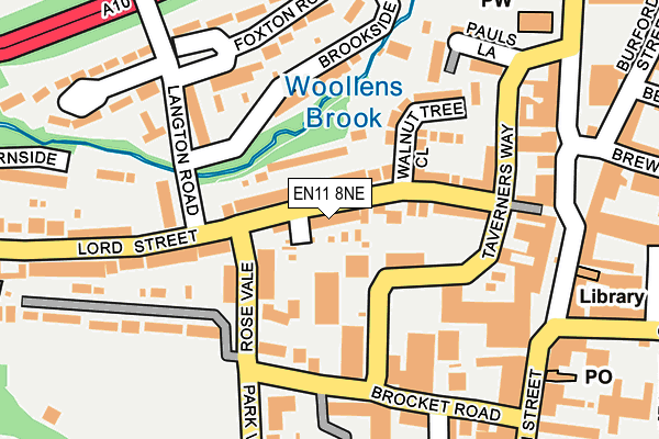 EN11 8NE map - OS OpenMap – Local (Ordnance Survey) EN11 8NE map - OS OpenMap – Local (Ordnance Survey)