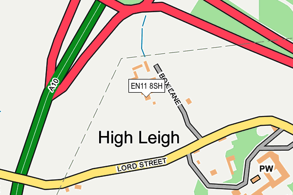 EN11 8SH map - OS OpenMap – Local (Ordnance Survey) EN11 8SH map - OS OpenMap – Local (Ordnance Survey)