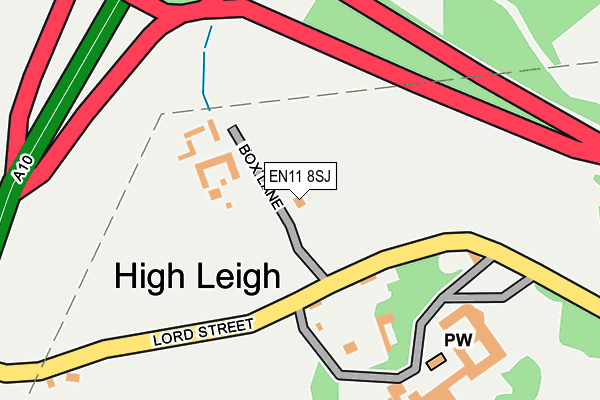 EN11 8SJ map - OS OpenMap – Local (Ordnance Survey) EN11 8SJ map - OS OpenMap – Local (Ordnance Survey)