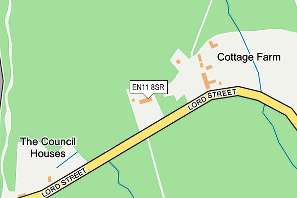 EN11 8SR map - OS OpenMap – Local (Ordnance Survey) EN11 8SR map - OS OpenMap – Local (Ordnance Survey)