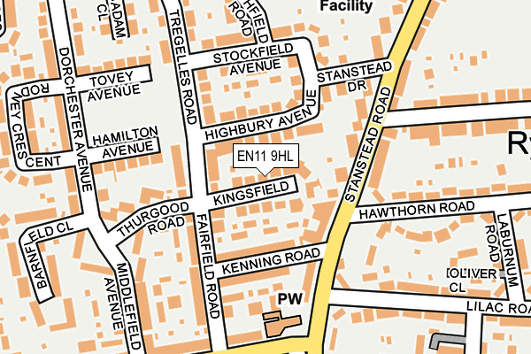 EN11 9HL map - OS OpenMap – Local (Ordnance Survey) EN11 9HL map - OS OpenMap – Local (Ordnance Survey)
