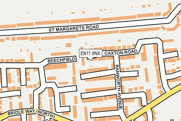 EN11 9NX map - OS OpenMap – Local (Ordnance Survey) EN11 9NX map - OS OpenMap – Local (Ordnance Survey)