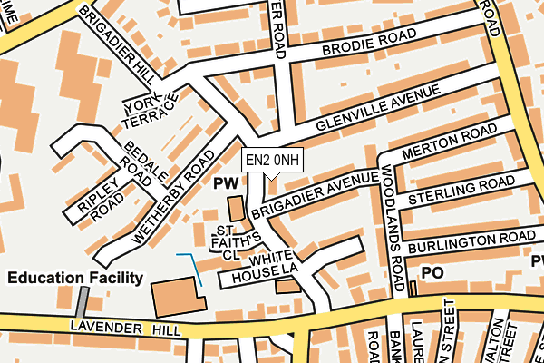 EN2 0NH map - OS OpenMap – Local (Ordnance Survey) EN2 0NH map - OS OpenMap – Local (Ordnance Survey)