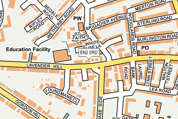 EN2 0RD map - OS OpenMap – Local (Ordnance Survey) EN2 0RD map - OS OpenMap – Local (Ordnance Survey)