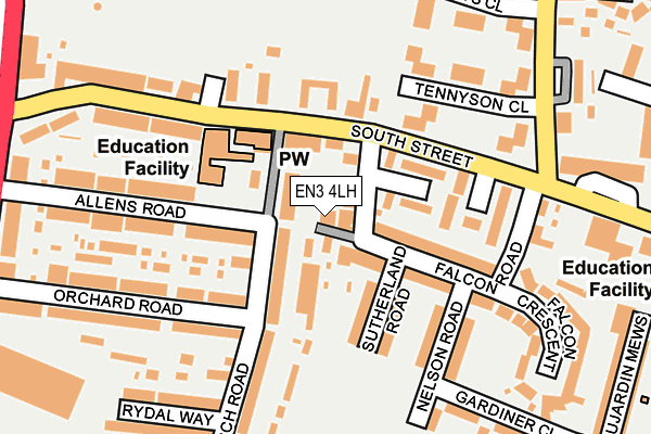 EN3 4LH map - OS OpenMap – Local (Ordnance Survey) EN3 4LH map - OS OpenMap – Local (Ordnance Survey)