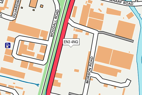 EN3 4NQ map - OS OpenMap – Local (Ordnance Survey)