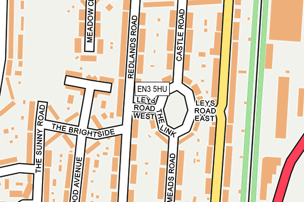 EN3 5HU map - OS OpenMap – Local (Ordnance Survey)