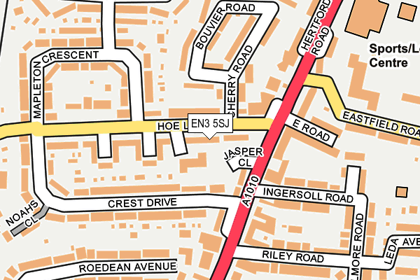 EN3 5SJ map - OS OpenMap – Local (Ordnance Survey) EN3 5SJ map - OS OpenMap – Local (Ordnance Survey)