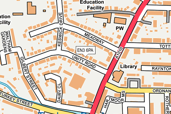 EN3 6PA map - OS OpenMap – Local (Ordnance Survey) EN3 6PA map - OS OpenMap – Local (Ordnance Survey)