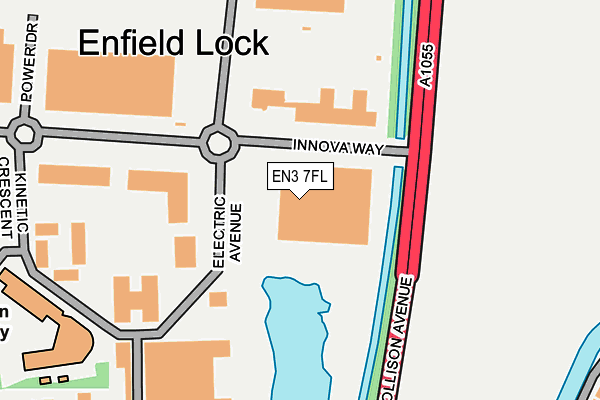 EN3 7FL map - OS OpenMap – Local (Ordnance Survey) EN3 7FL map - OS OpenMap – Local (Ordnance Survey)