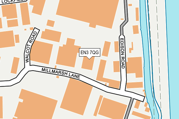 EN3 7QG map - OS OpenMap – Local (Ordnance Survey) EN3 7QG map - OS OpenMap – Local (Ordnance Survey)