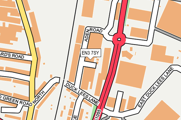 EN3 7SY map - OS OpenMap – Local (Ordnance Survey) EN3 7SY map - OS OpenMap – Local (Ordnance Survey)