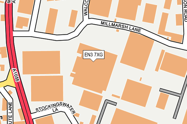 EN3 7XG map - OS OpenMap – Local (Ordnance Survey) EN3 7XG map - OS OpenMap – Local (Ordnance Survey)