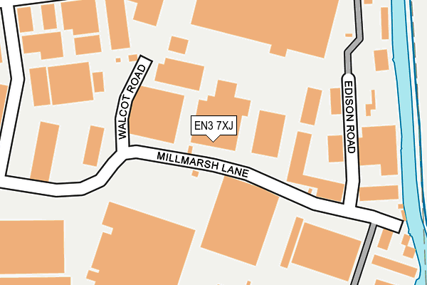 EN3 7XJ map - OS OpenMap – Local (Ordnance Survey) EN3 7XJ map - OS OpenMap – Local (Ordnance Survey)