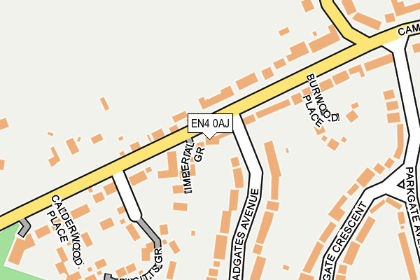 EN4 0AJ map - OS OpenMap – Local (Ordnance Survey) EN4 0AJ map - OS OpenMap – Local (Ordnance Survey)
