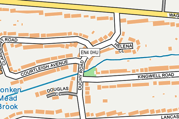 EN4 0HU map - OS OpenMap – Local (Ordnance Survey) EN4 0HU map - OS OpenMap – Local (Ordnance Survey)